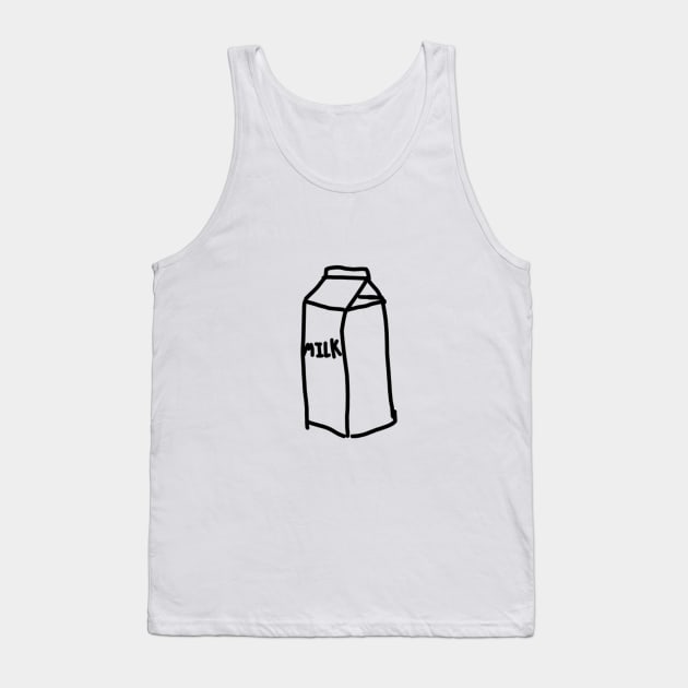 milk Tank Top by the doodler